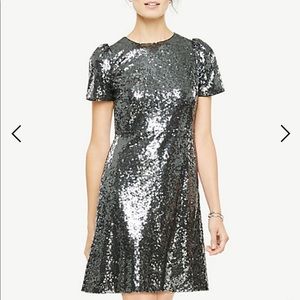 Ann Taylor Sequin Shift Dress